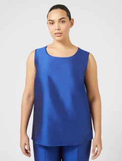 Top in shantung leggero