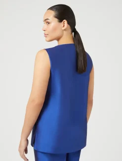 Top in shantung leggero