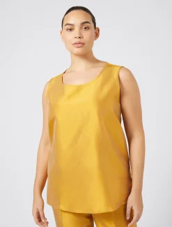 Top in shantung leggero