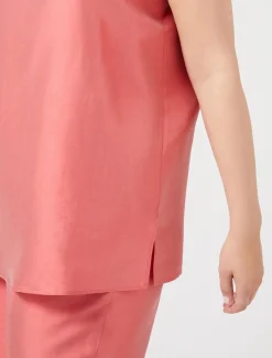 Top in shantung leggero