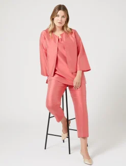 Top in shantung leggero