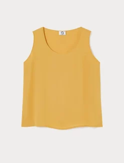 Top in tessuto fluido