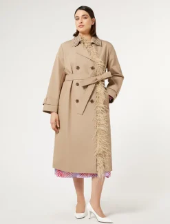 Trench in twill antigoccia