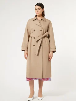 Trench in twill antigoccia