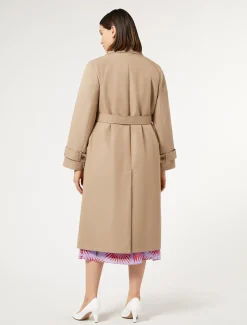 Trench in twill antigoccia