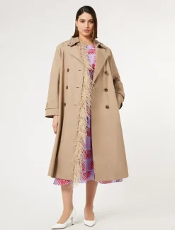 Trench in twill antigoccia