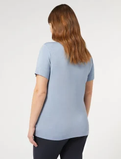 T-shirt in jersey con ricami