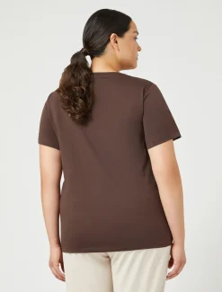 T-shirt in jersey con stampa