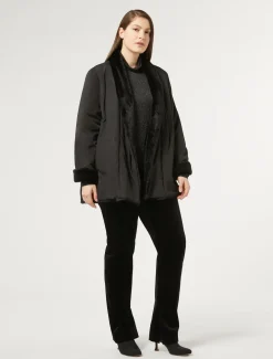 T-shirt in jersey con strass