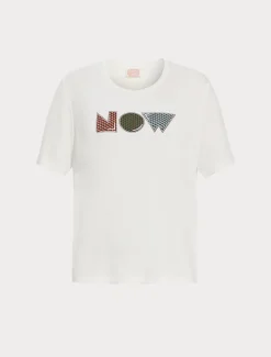 T-shirt in jersey di viscosa stretch