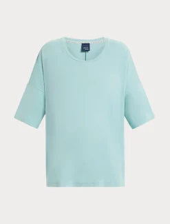 T-shirt in jersey di viscosa stretch