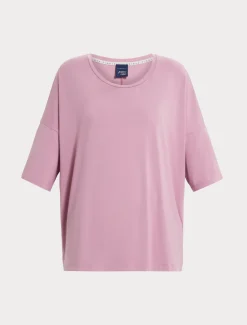 T-shirt in jersey di viscosa stretch