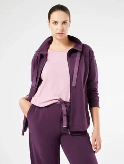 T-shirt in jersey di viscosa stretch