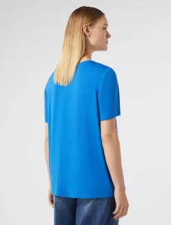 T-shirt in jersey di viscosa