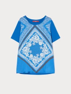 T-shirt in jersey di viscosa