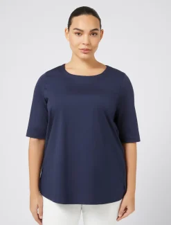 T-shirt in jersey e popeline