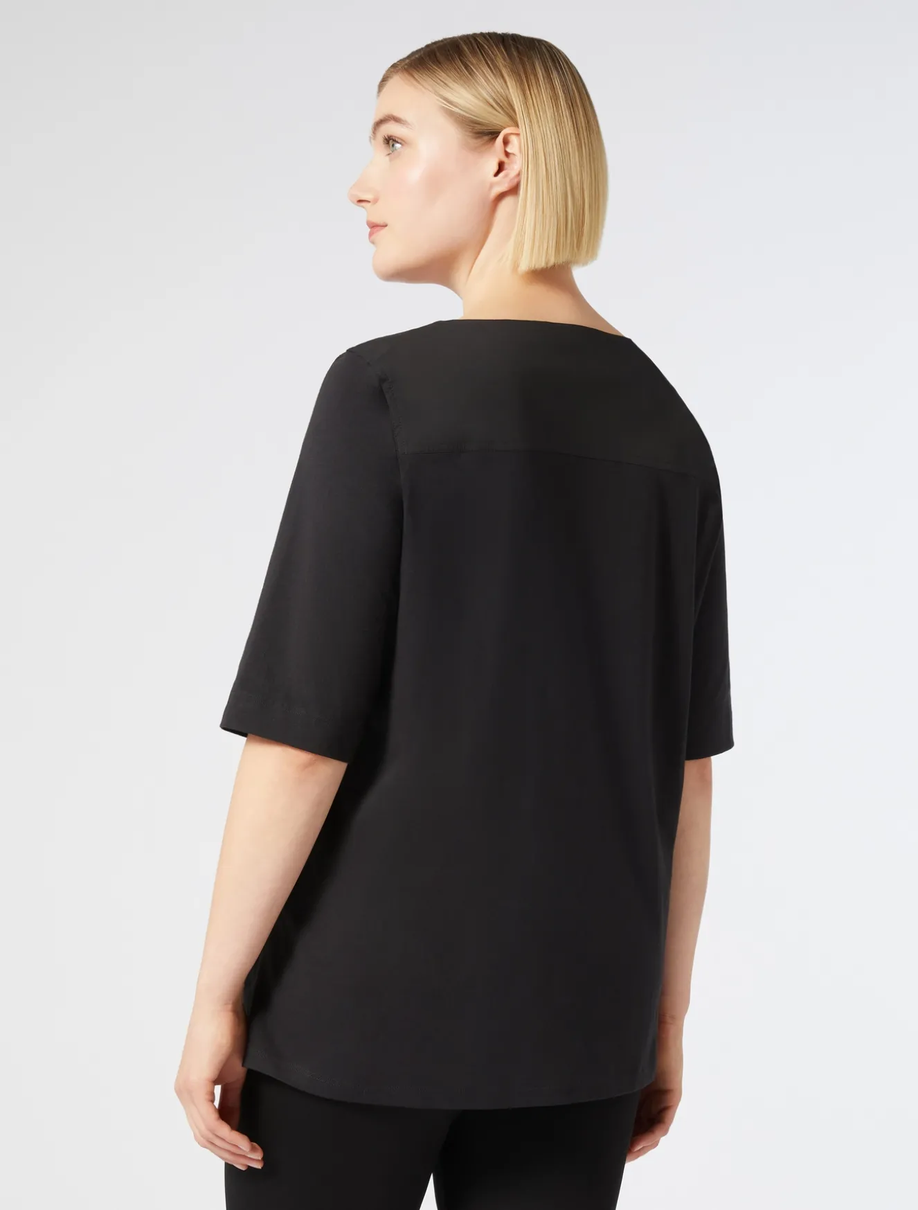 T-shirt in jersey e popeline