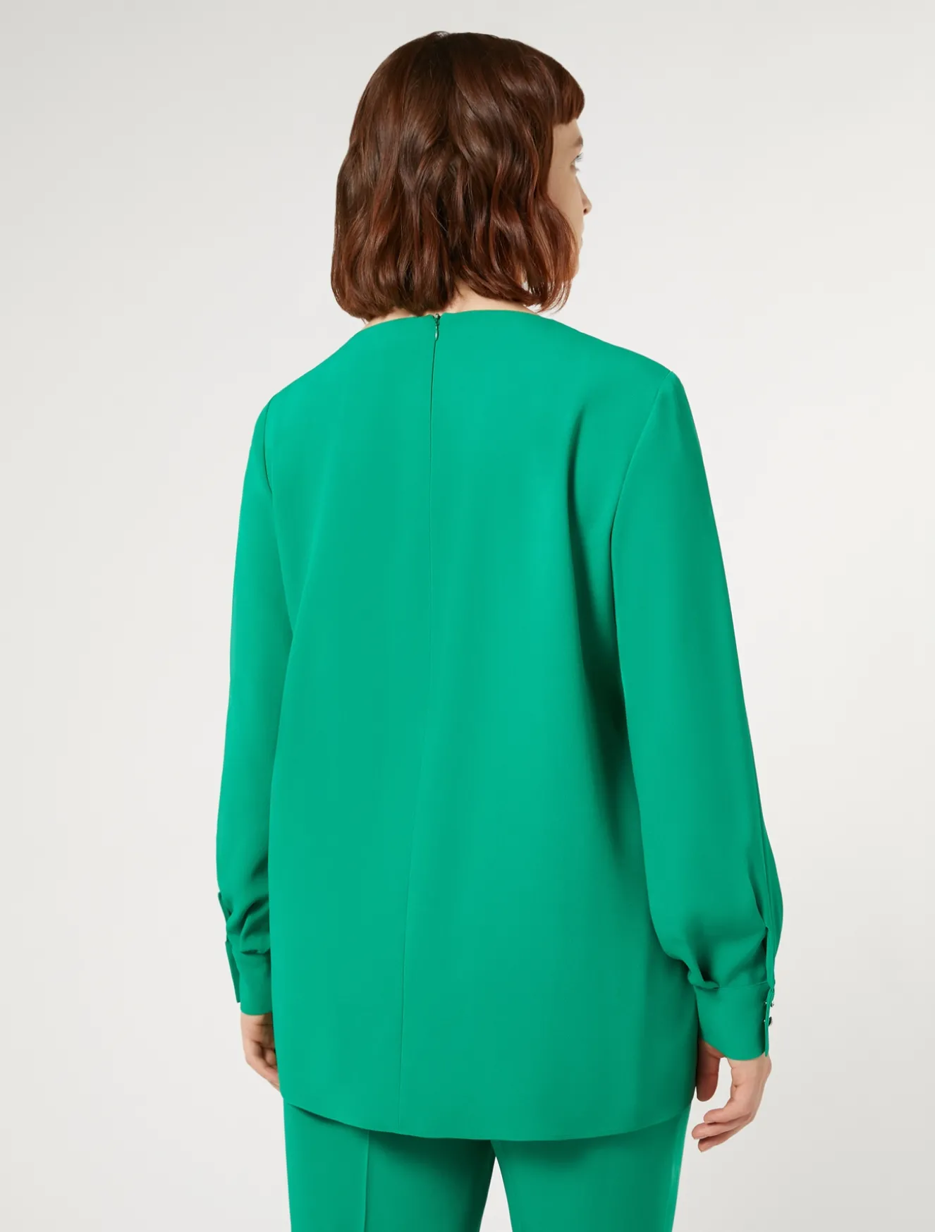 Tunica in crêpe envers satin