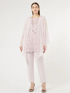 Tunica in macramè laminato